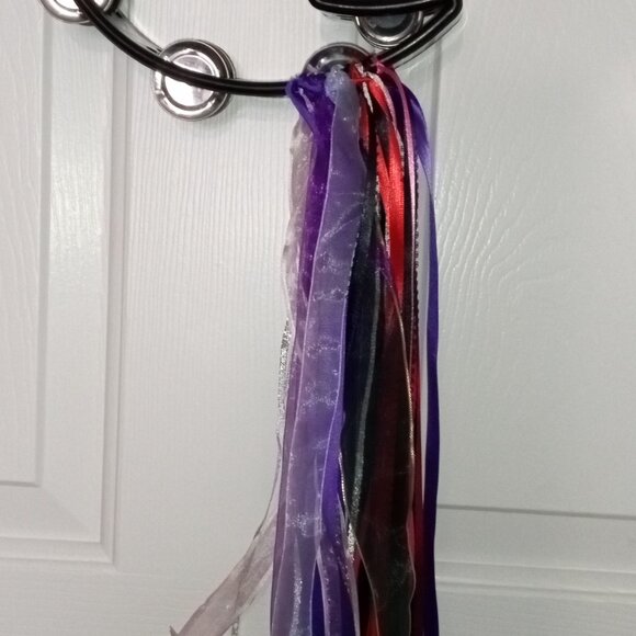 Black Moon Tambourine Inspired by Stevie Nicks W. Ribbons Handmade - Picture 9 of 9